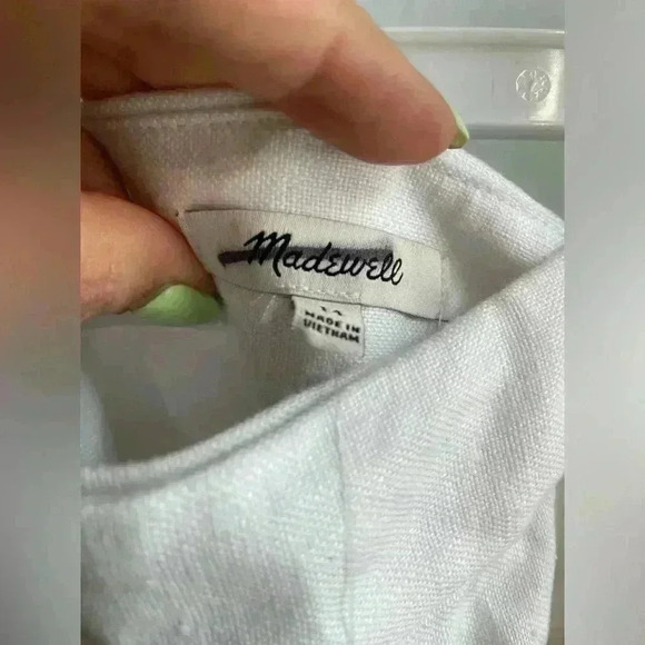 NWT! Madewell The Harlow Wide-Leg Pant in 100% Linen Size 14 - Picture 6 of 7